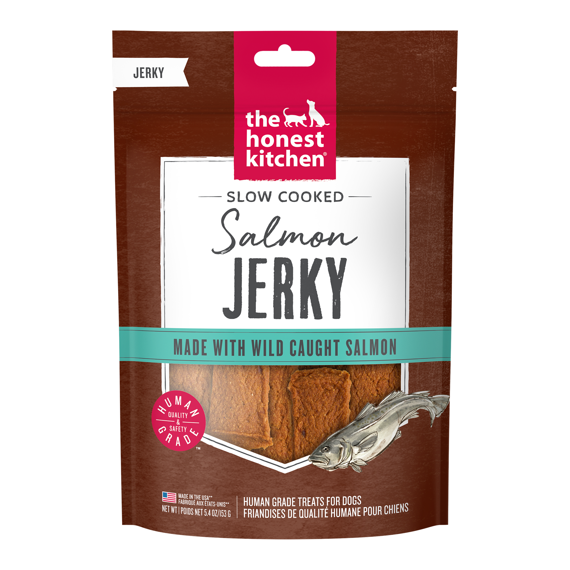 Slow Cooked Salmon Jerky Chews