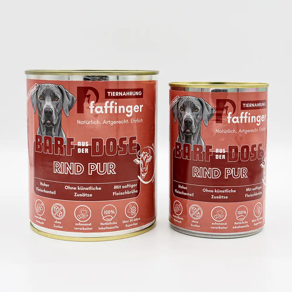 BARF aus der Dose – Rind pur