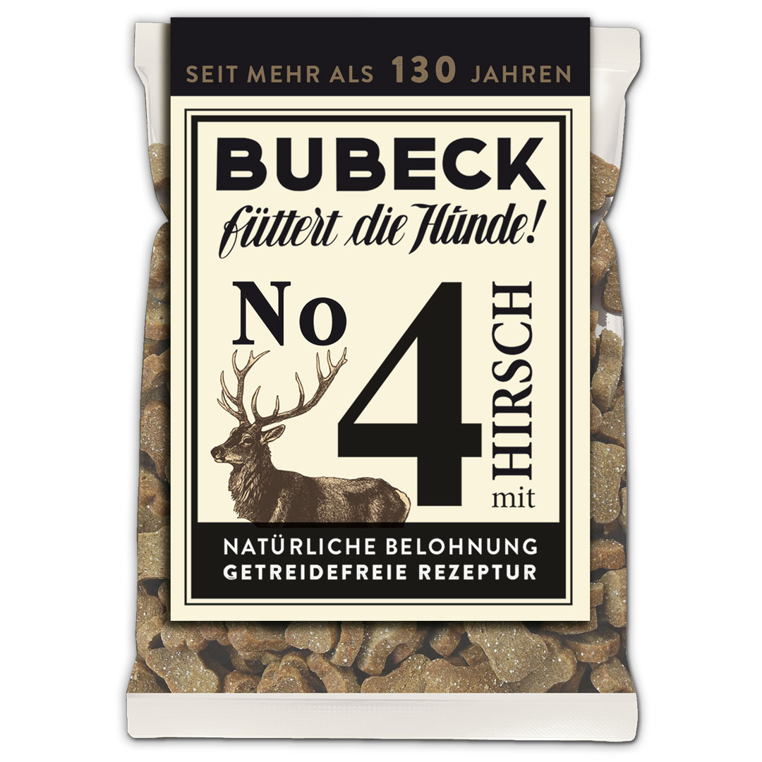 No. 4 mit Hirsch Hundekuchen