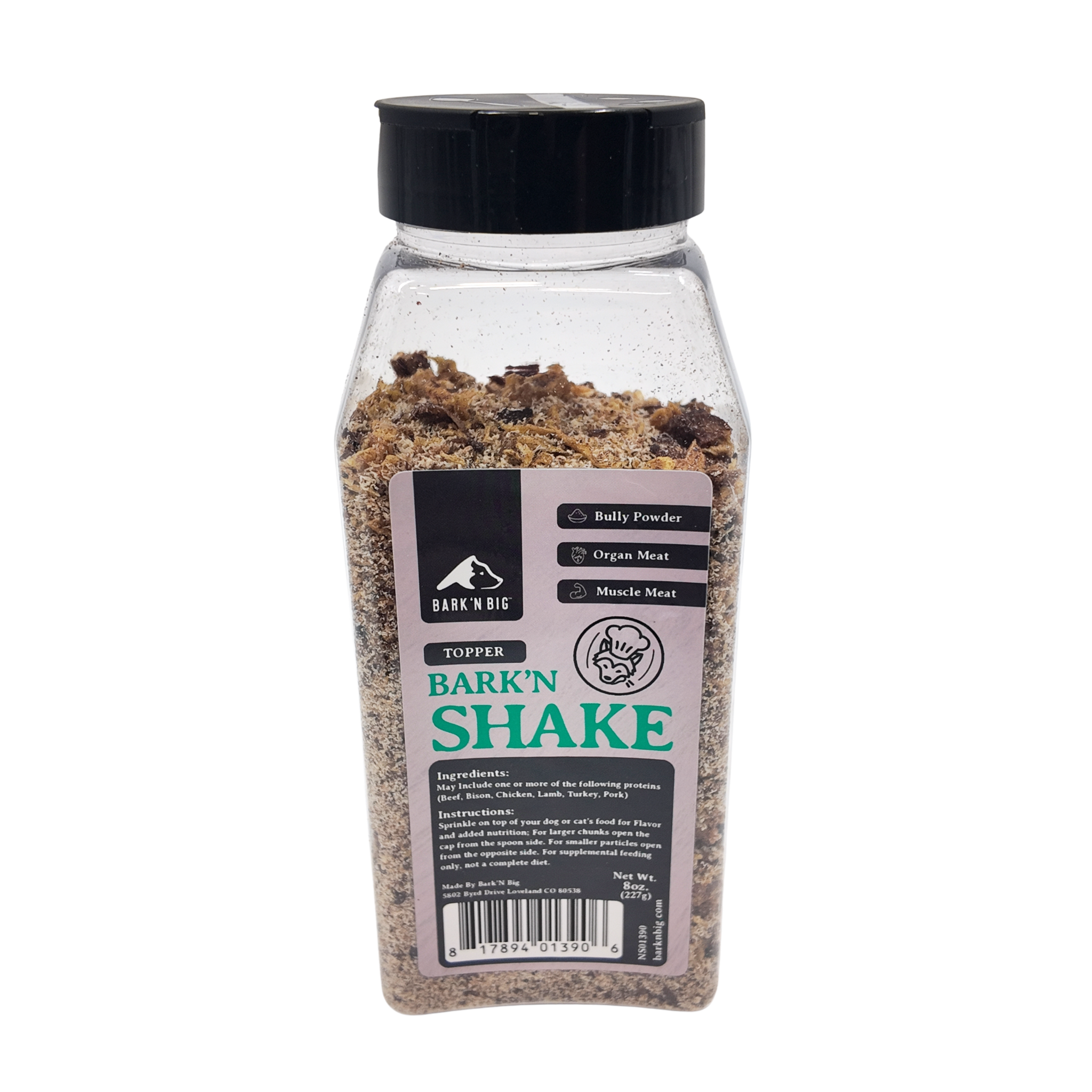 Bark'N Shake Topper