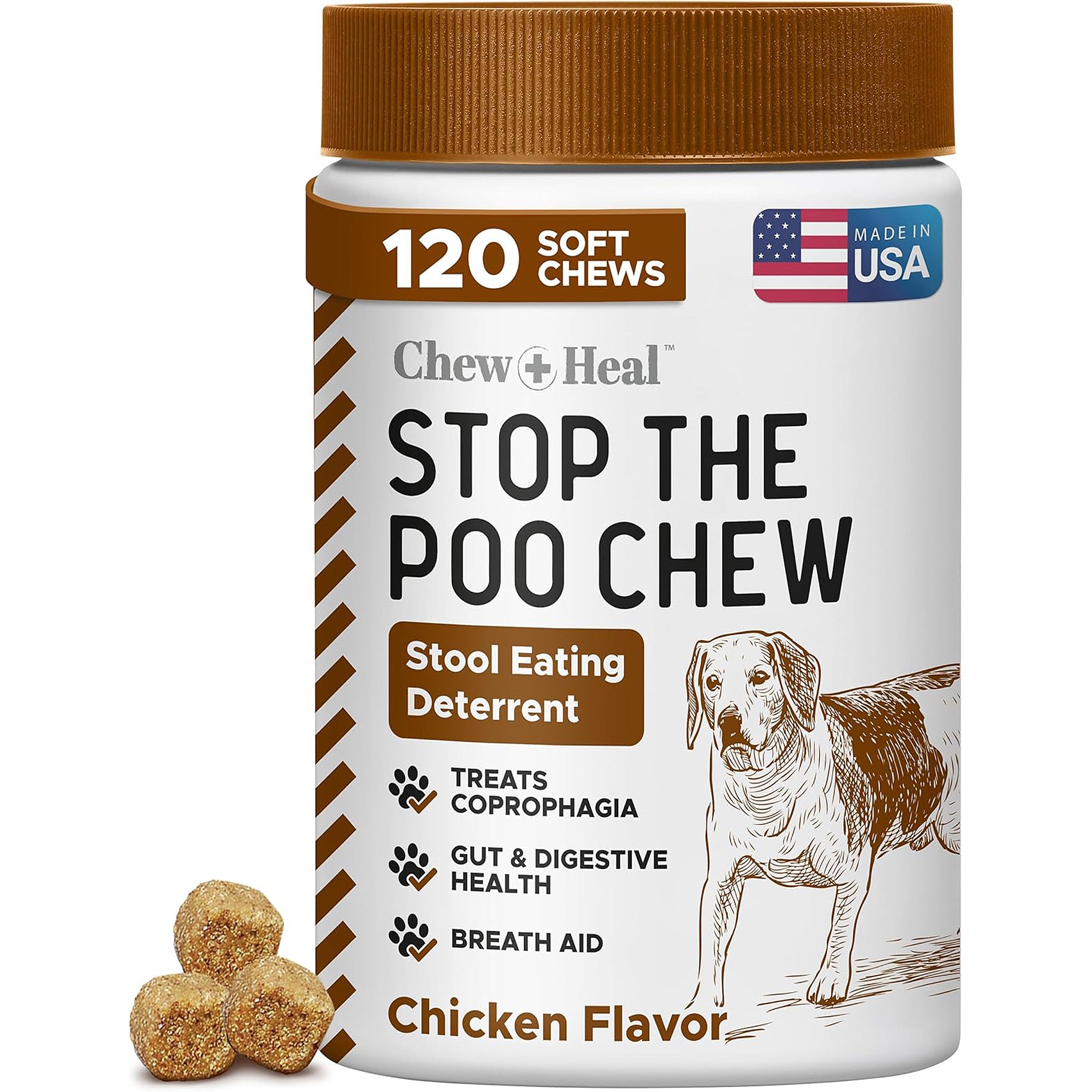Stop The Poo Soft Chew Coprophagia & Digestive Supplement