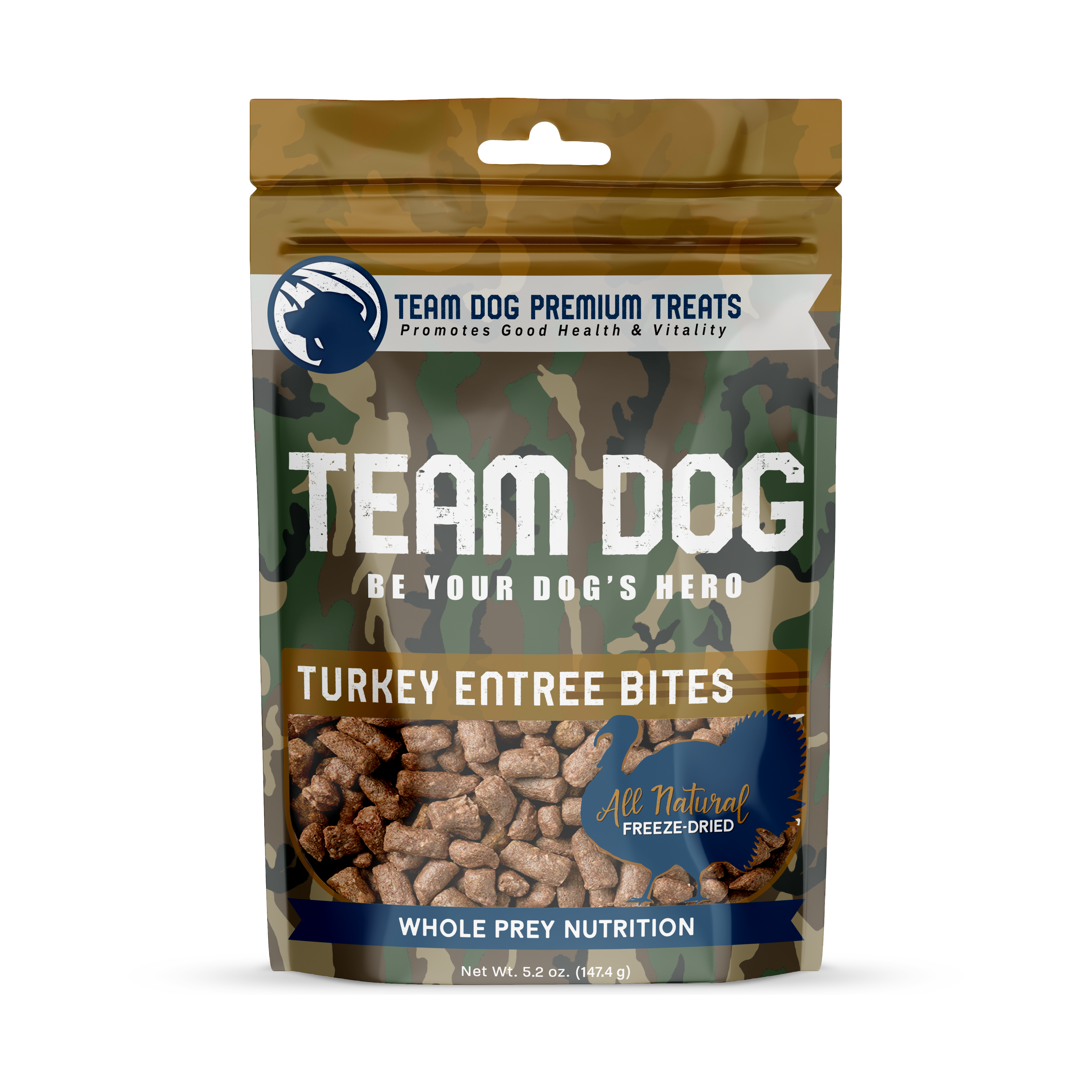 Turkey Bites Dog Treats Freeze-Dried Raw
