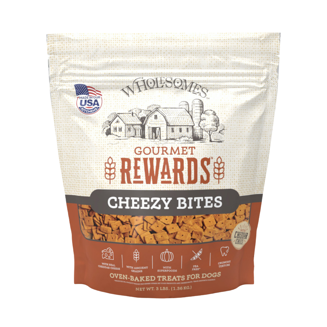 Gourmet Rewards Cheezy Bites - Cheddar Cheese Dog Biscuits