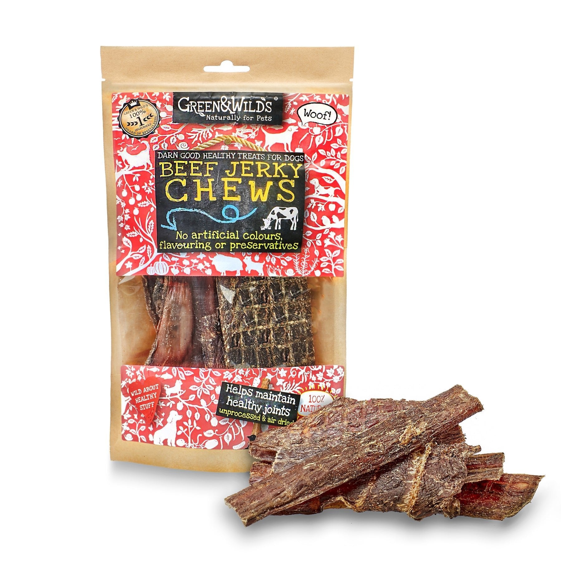 Natural Beef Jerky Dog Chews