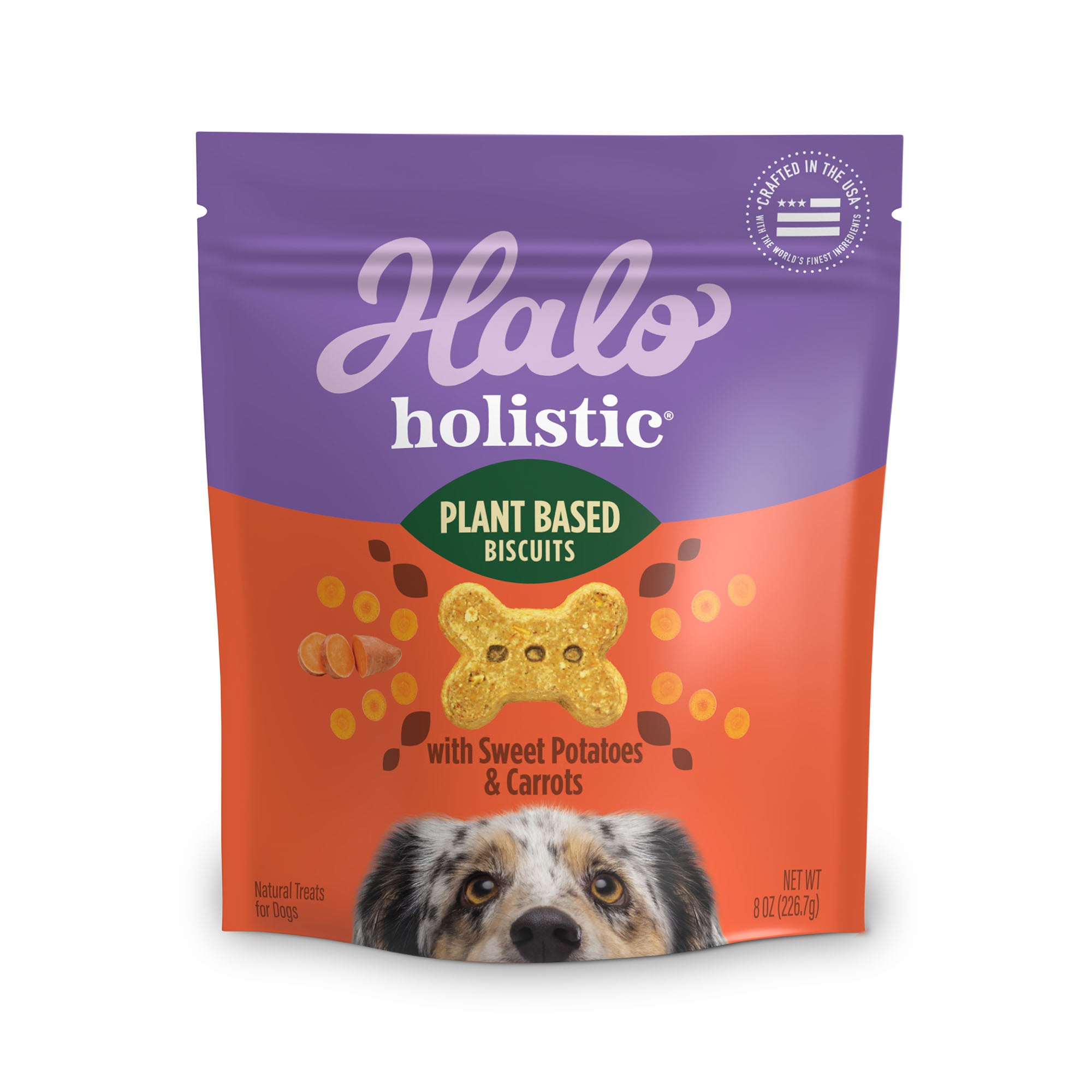 Plant Based with Sweet Potatoes & Carrots Dog Biscuits