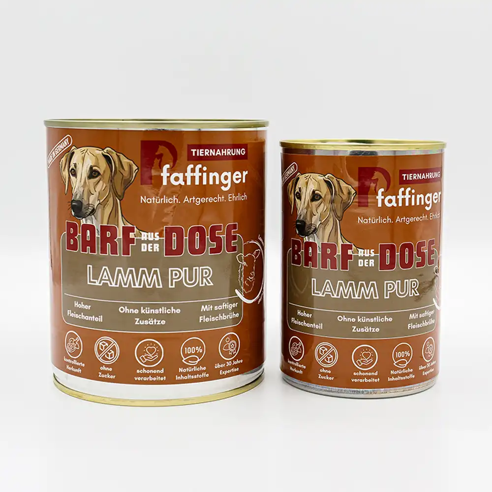 BARF aus der Dose – Lamm pur