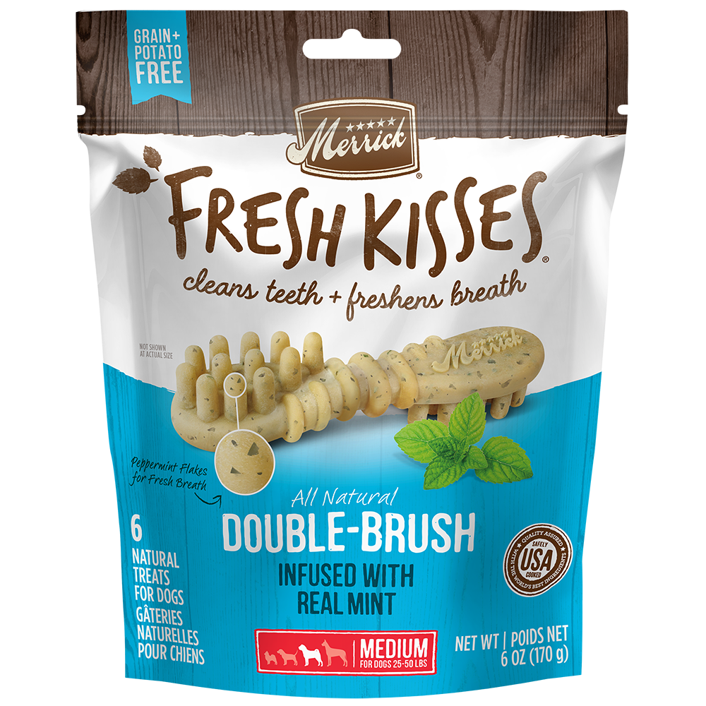 Fresh Kisses Infused With Mint - For Medium Dogs (25-50 Lbs)