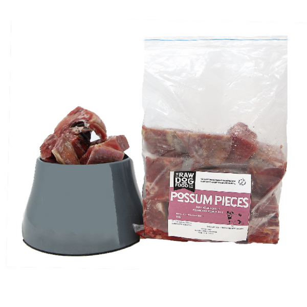 Wild Possum Chunks with Bone
