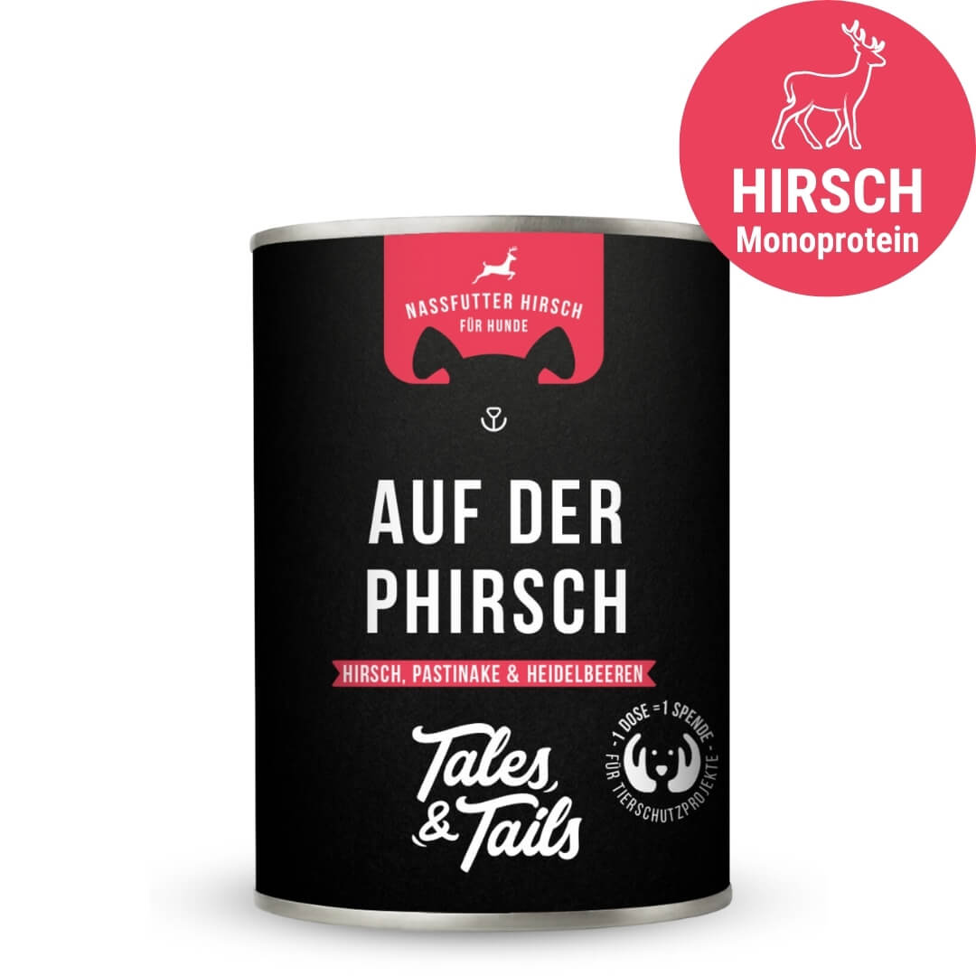 Auf der PHirsch Nassfutter Hirsch