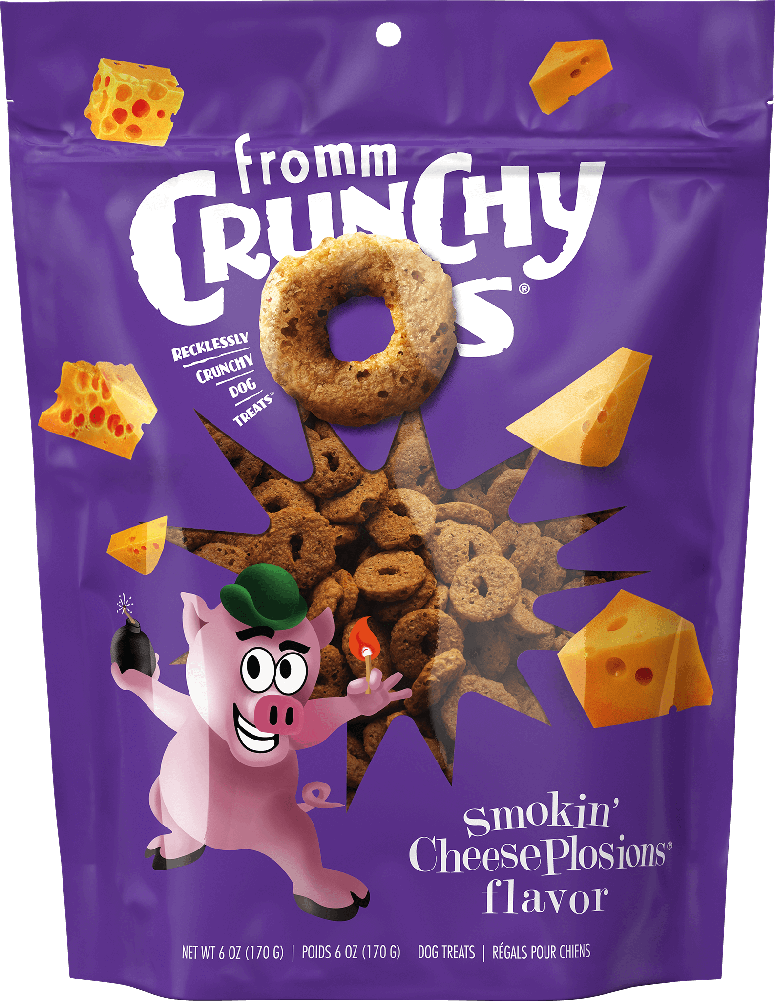 Crunchy Os Smokin' CheesePlosions Flavor Dog Treats