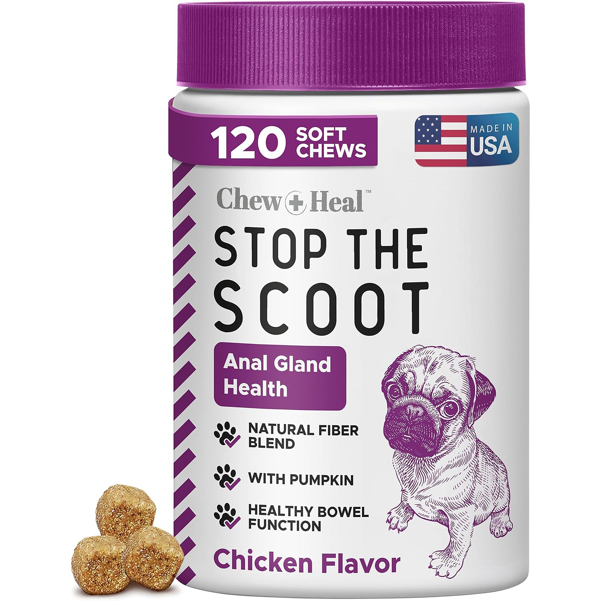 Stop the Scoot Anal Gland Support & Bowel Function Supplement