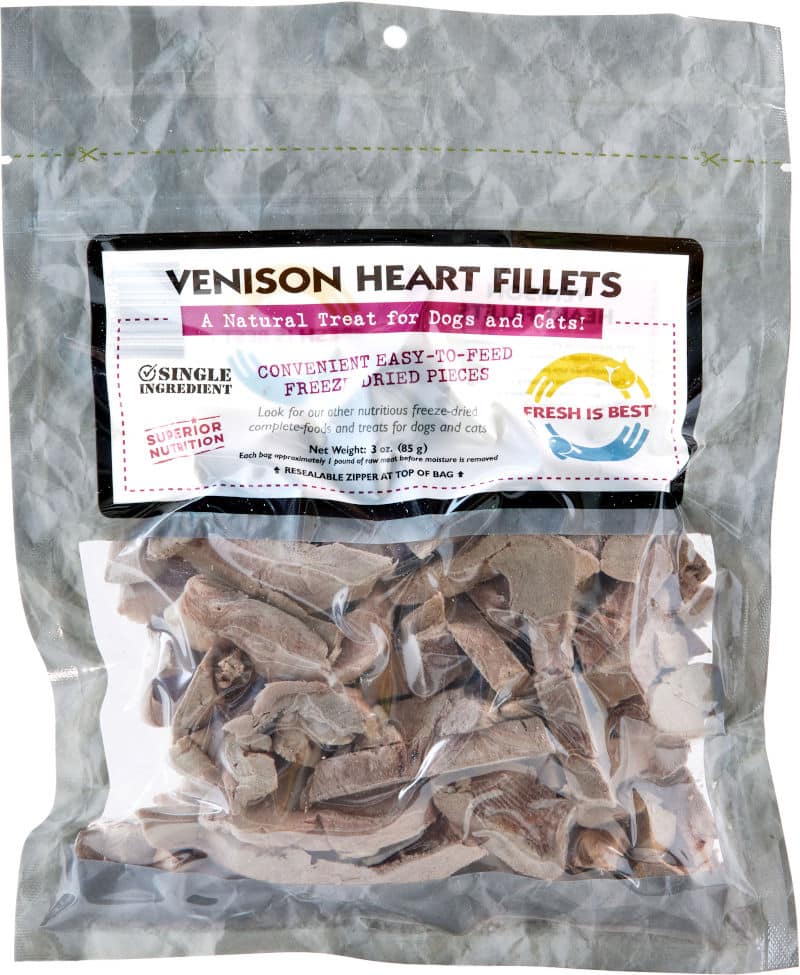 Freeze Dried Venison Heart Fillets