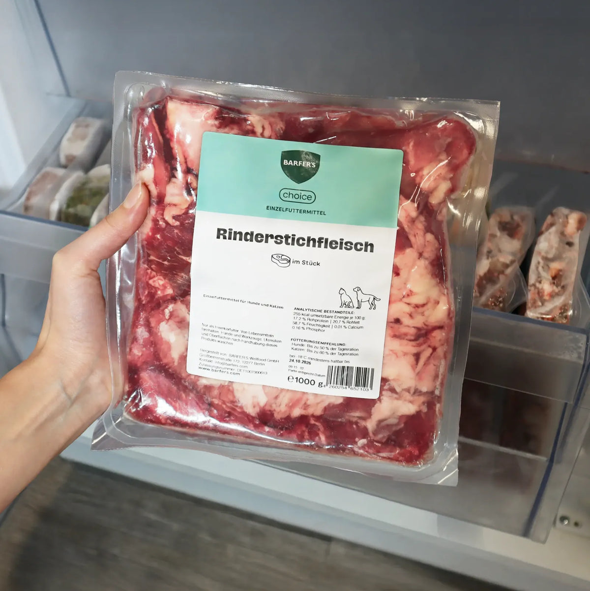 Rinderstichfleisch im Stück