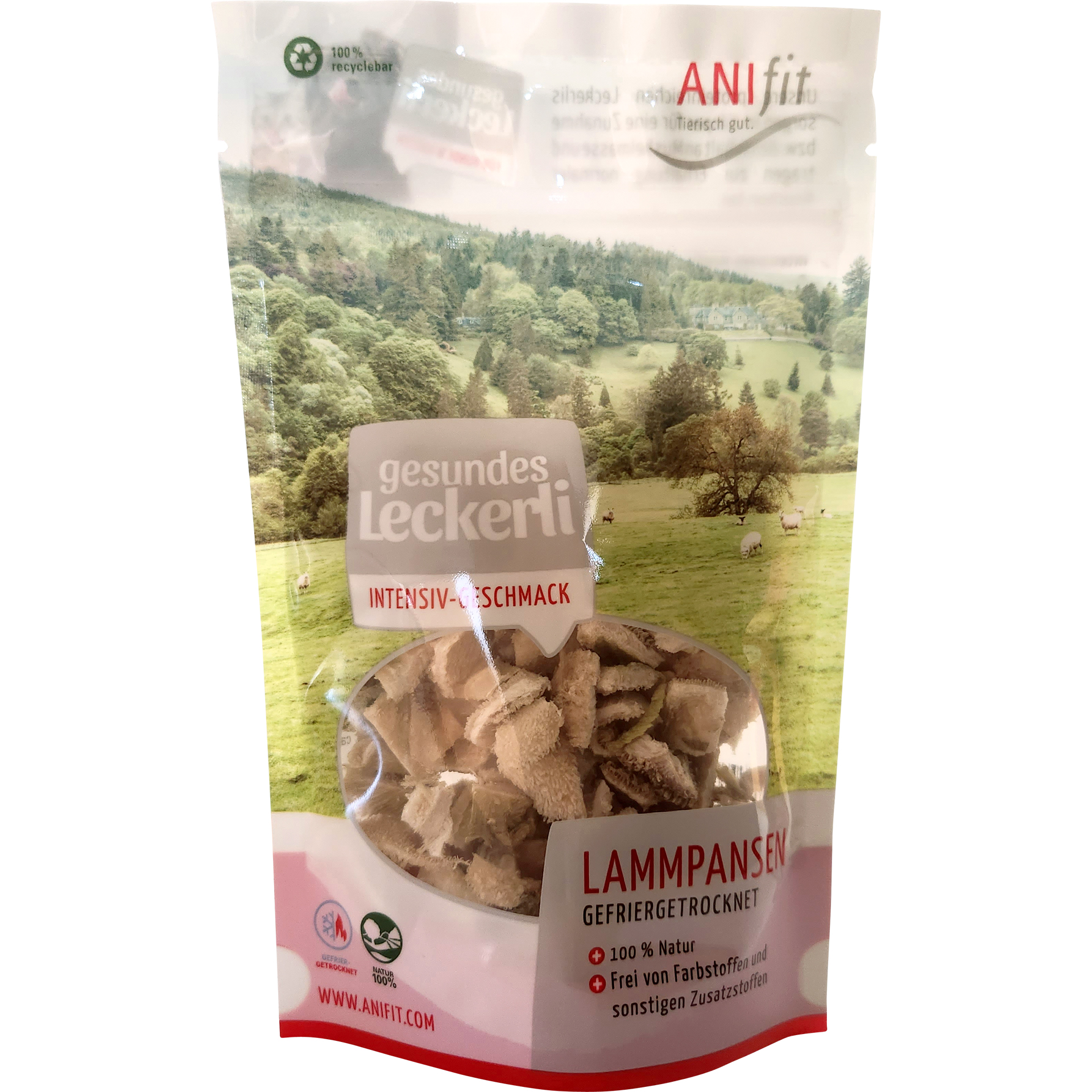 Lamb tripe (Lammpansen) Freeze-dried meat chunks