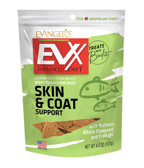 EVx Enhanced Diet Skin & Coat Support with Salmon, Whole Flaxseed, & Fish Oil