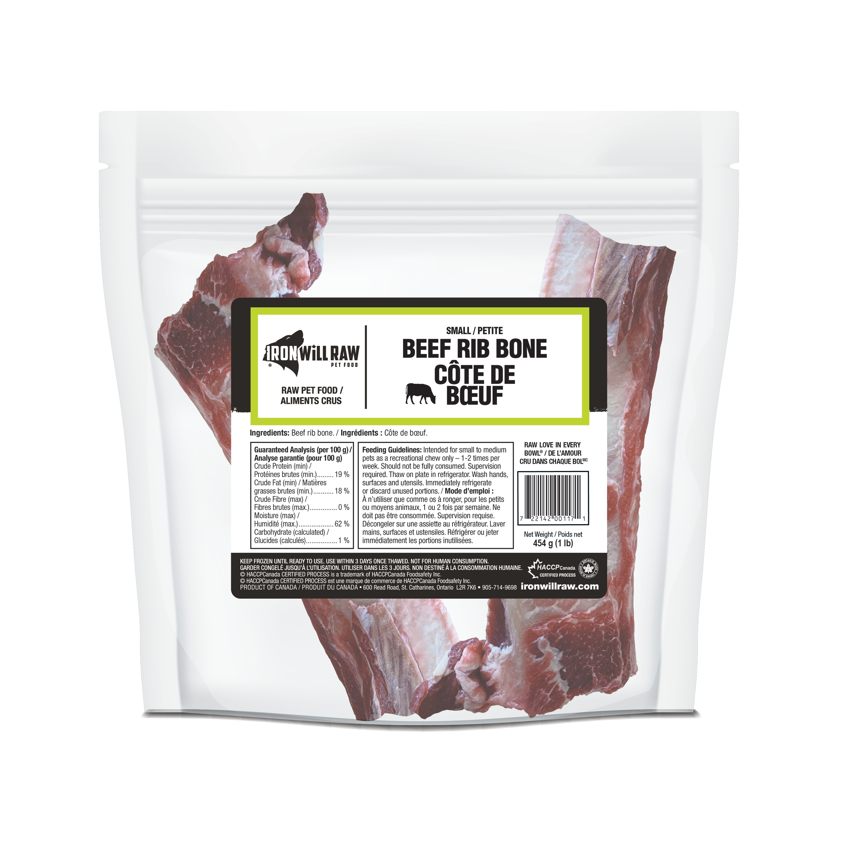 Beef Rib Bones, Small
